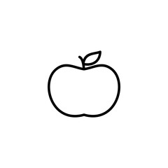 Apple icon vector illustration. Apple sign and symbols for web design.