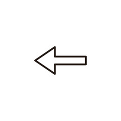 Arrow icon vector illustration. Arrow sign and symbol for web design.