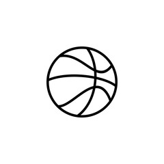 Basketball icon vector illustration. Basketball ball sign and symbol