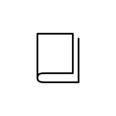Book icon vector illustration. open book sign and symbol. ebook icon