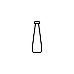 Bottle icon vector illustration. bottle sign and symbol
