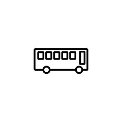 Bus icon vector illustration. bus sign and symbol. transport symbol