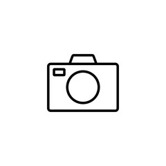 Camera icon vector illustration. photo camera sign and symbol. photography icon.