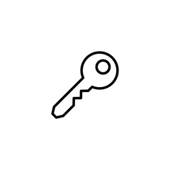 Key icon vector illustration. Key sign and symbol.