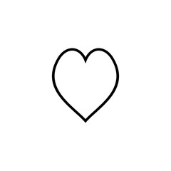 Love icon vector illustration. Heart sign and symbol. Like icon vector.