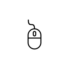 Mouse icon vector illustration. click sign and symbol. pointer icon vector.
