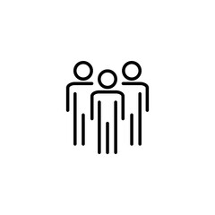 People icon vector illustration. person sign and symbol. User Icon vector