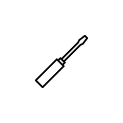 Screwdriver icon vector illustration. tools sign and symbol