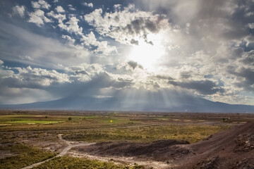 Fototapeta na wymiar Mount Ararat. beautiful view from Armenia
