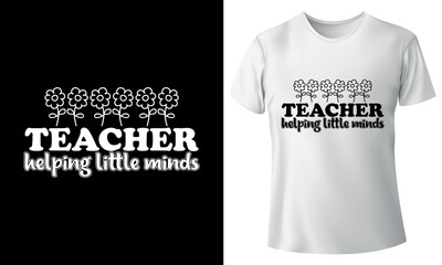Teacher t-shirt design, Teacher t-shirt template