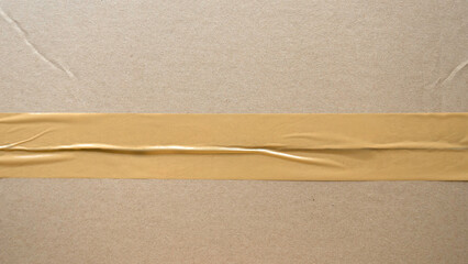 A box seal with adhesive tape.