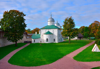 The old Izborsk stone fortress