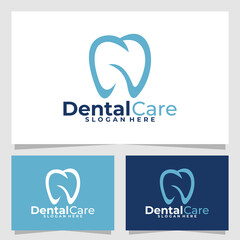 dental care logo vector design template