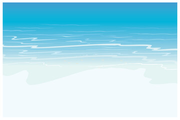 Beach sea view in summer background