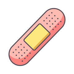 Wound plaster icon