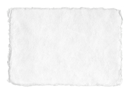 背景自由の切り抜き用、手漉き和紙の耳付きフレーム	