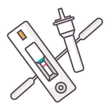 Antigen test kit (ATK) icon
