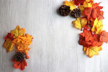 秋のイメージ　フレーム