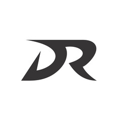 ''DR'' logo design