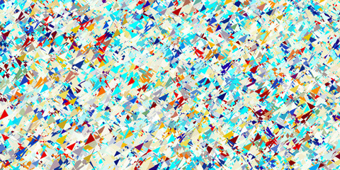 Light Blue, Yellow vector template with crystals, triangles.