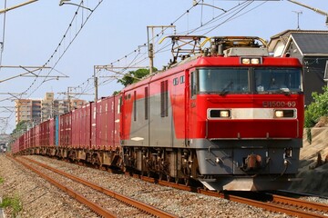 Fototapeta na wymiar 貨物列車 EH500電気機関車 金太郎