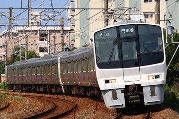 Naklejka premium 通勤電車 鹿児島本線811系