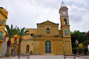 Obraz premium church santa caterina of siena donnalucata sicily italy