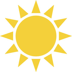 sun illustration , sun summer icon vector