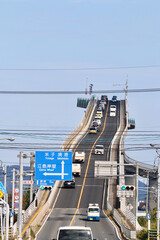江島大橋・ベタ踏み坂（鳥取県・境港市）
