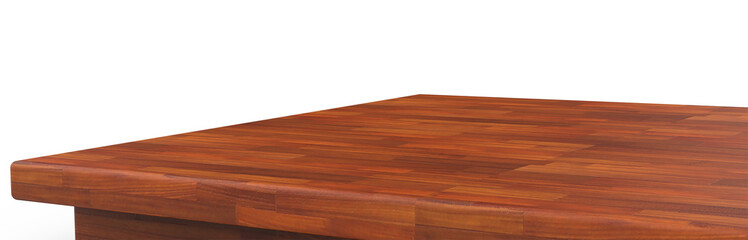 Wooden tabletop 3d render