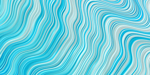 Light BLUE vector texture with curves.