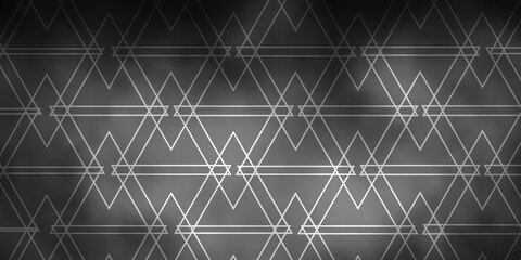 Light Gray vector backdrop with lines, triangles.