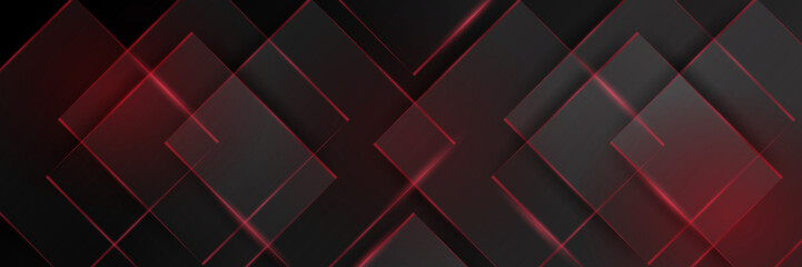 Background with black and red parts for comparison. Halftone dots on two color background, minimal pattern. Vector illustration, EPS10