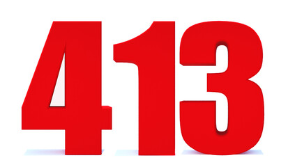 413 number