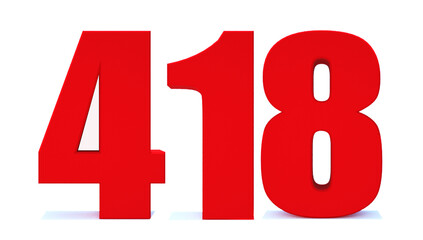 418 number