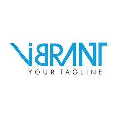 typhography wordmark vibrant logo