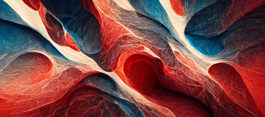 Vibrant red colors abstract wallpaper design