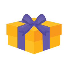 yellow gift box