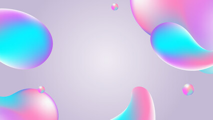 Trendy design template with fluid and liquid shapes. Abstract gradient backgrounds. Applicable for covers, websites, flyers, presentations, banners.