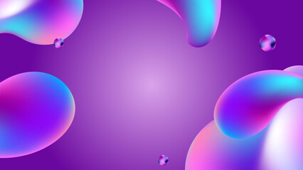 Trendy design template with fluid and liquid shapes. Abstract gradient backgrounds. Applicable for covers, websites, flyers, presentations, banners.