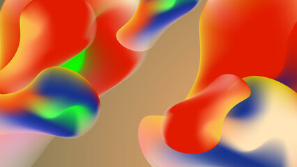 Trendy design template with fluid and liquid shapes. Abstract gradient backgrounds. Applicable for covers, websites, flyers, presentations, banners.