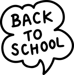 hand draw stationery school element