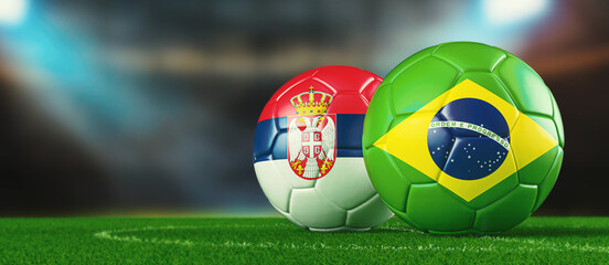 COPA DO MUNDO BRASIL X SÉRVIA 3D © Diego