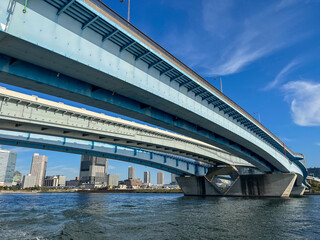フェリーから見えた晴海大橋