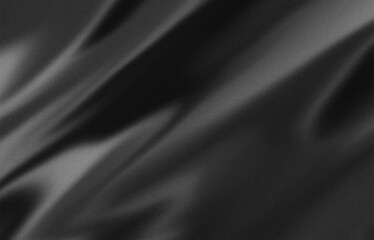 Abstract black and white color background with gradient and grain effect digital noise texture wallpaper