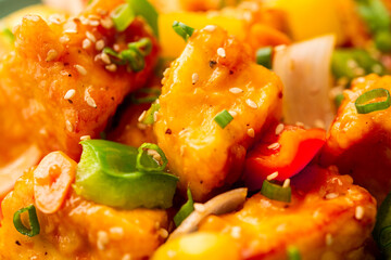 chilli paneer dry is made using cottage cheese, Indo chinese food