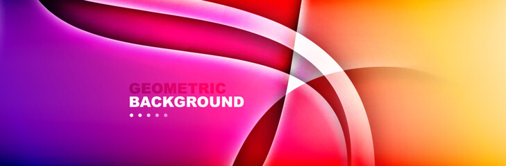 Fluid color wave abstract background digital template