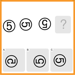 Find the Missing Piece. Shape completion questions, Find next shape