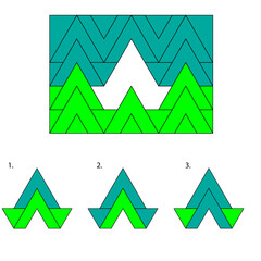 Find the Missing Piece. Shape completion questions, Find next shape