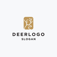 deer logo design inspiration. deer icon. deer head